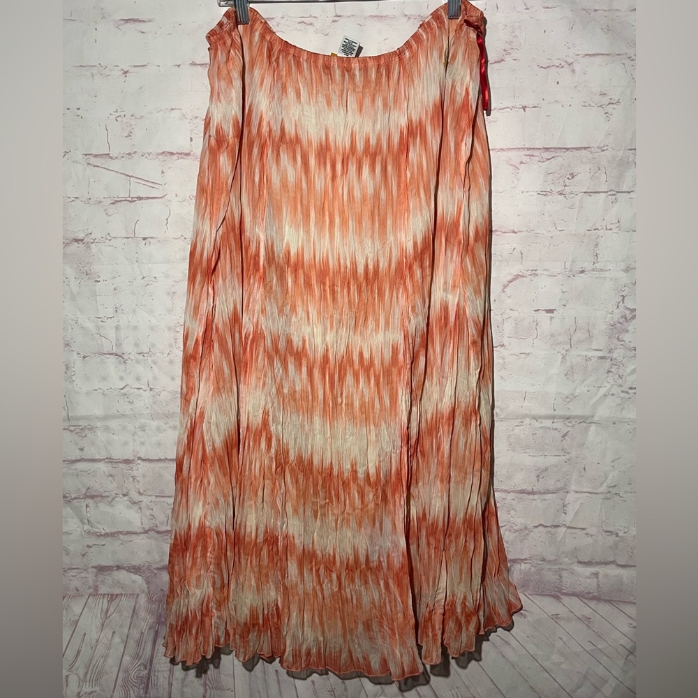 Ruby Rd Coral/Orange Skirt
